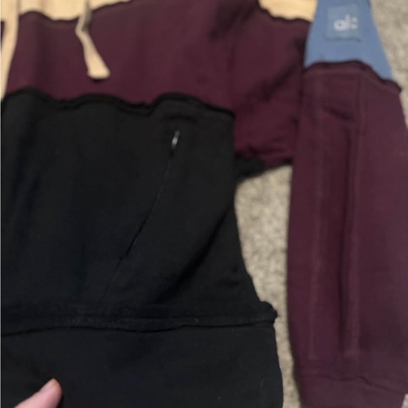 ALO Yoga Women’s Dimension Colorblock Hoodie Sweater Pullover Size XS - Picture 4 of 4